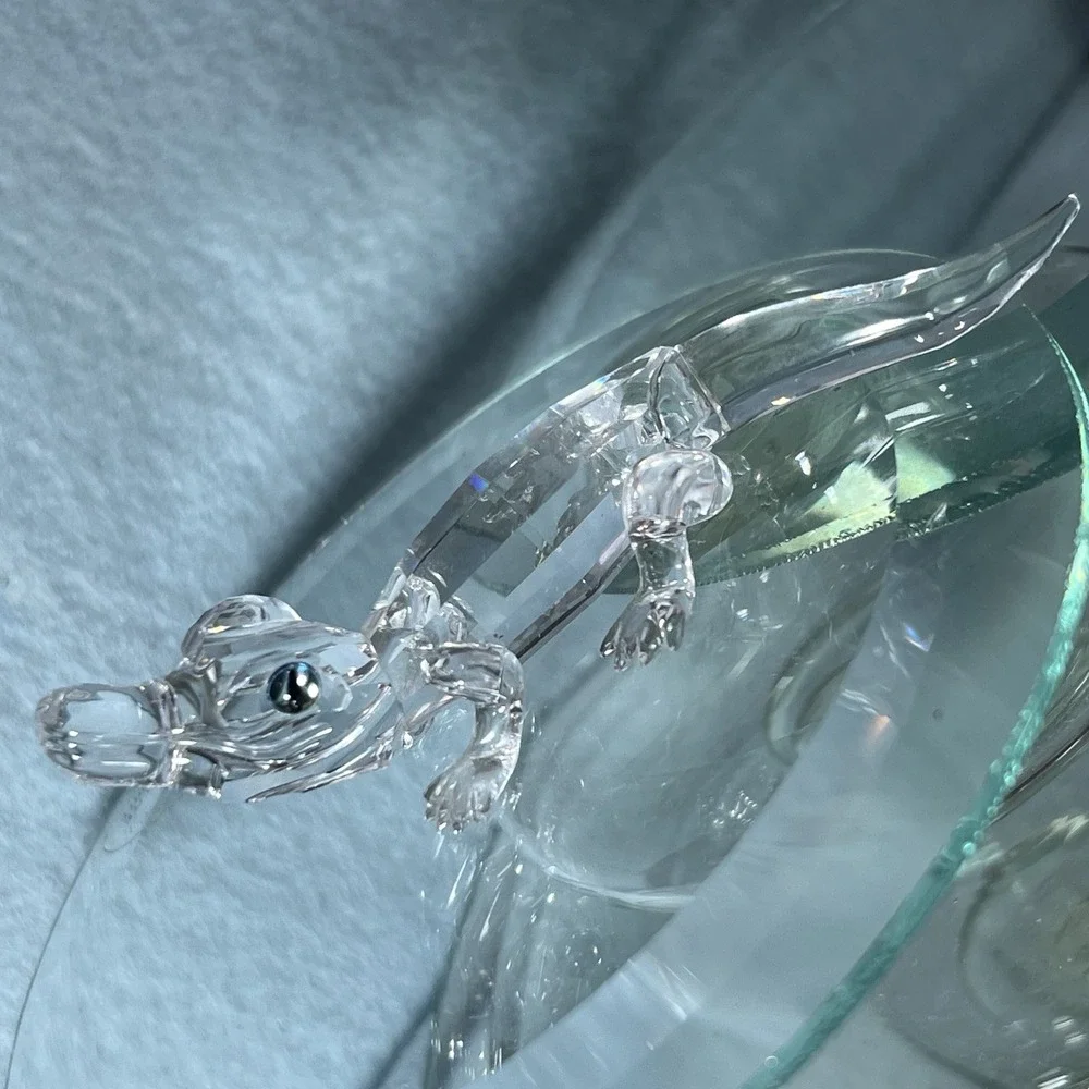 Swarovski Crystal Alligator Figurine #221629‎ Mib Complete Crocodile